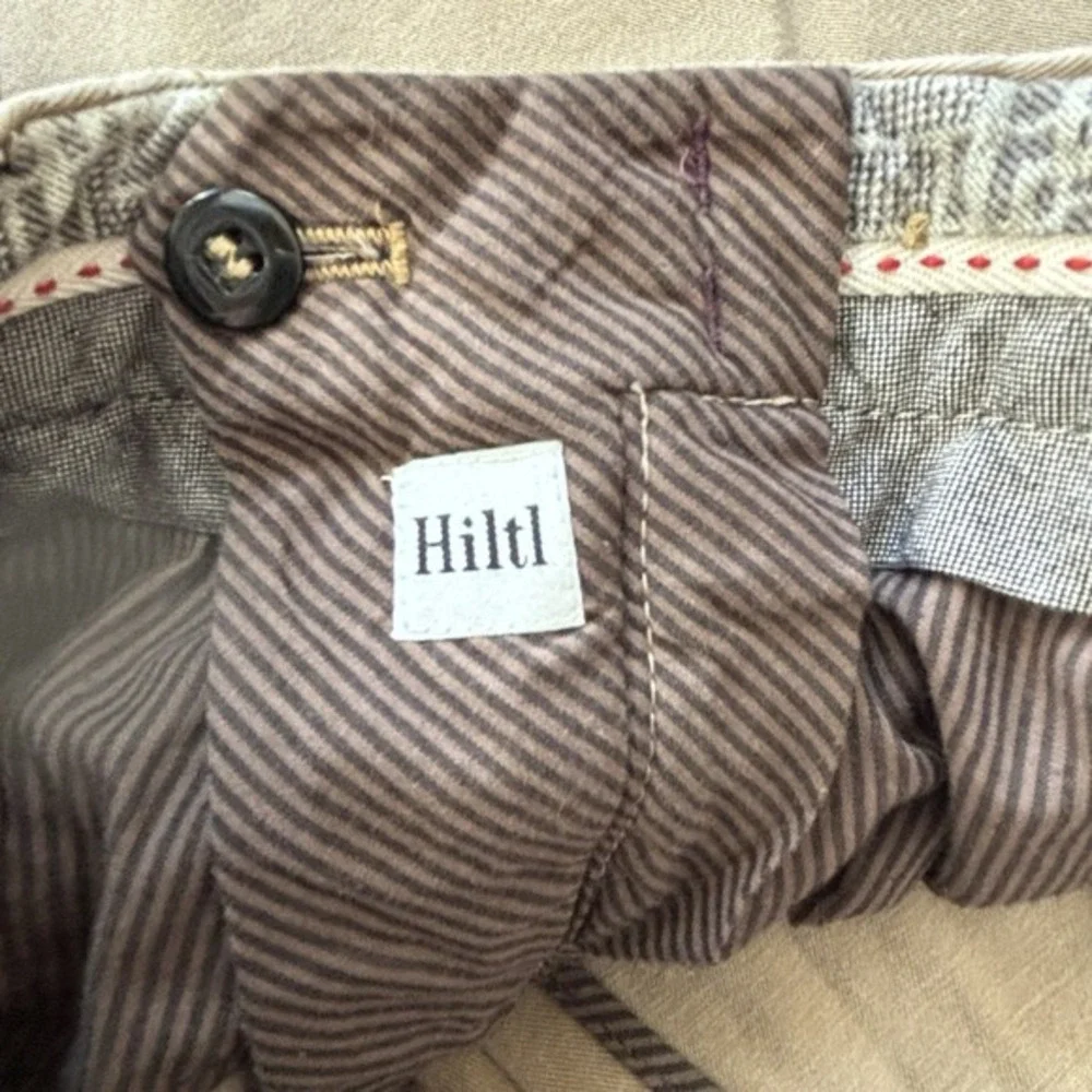 Hiltl Mens The Ultimate Trousers Chino Tan Beige 34x29 Preppy Classic Collegiate